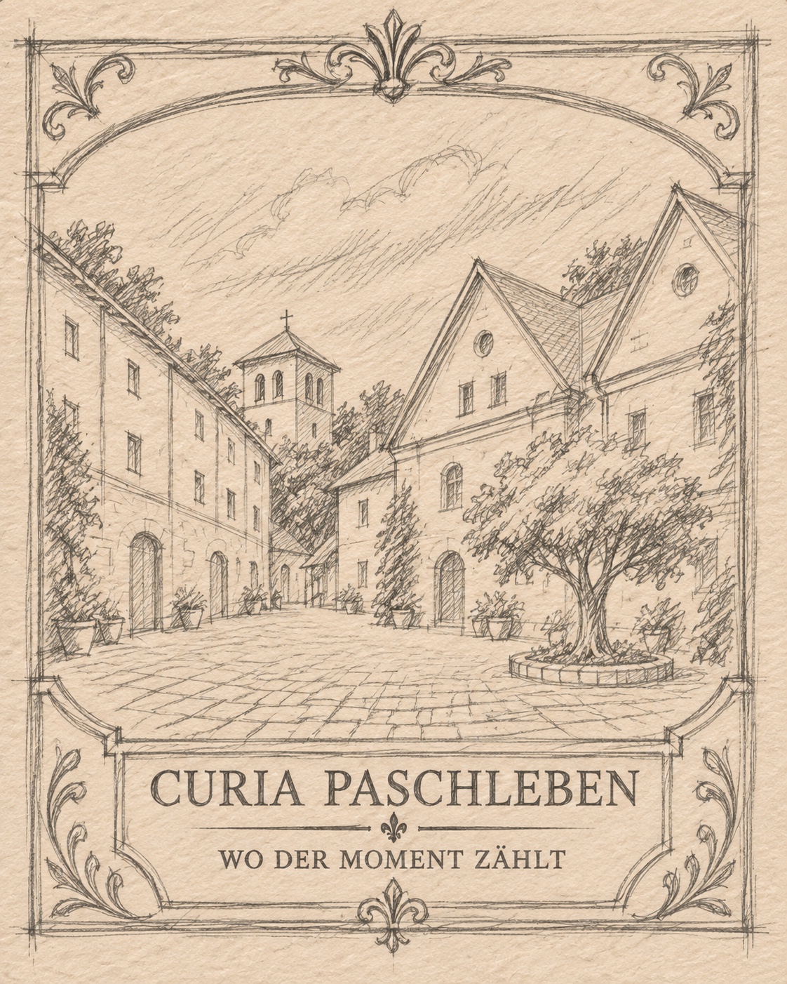 Skizze der Curia Paschleben